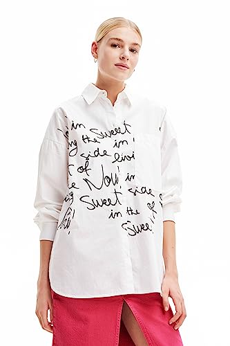 Desigual CAM_PARUGIA, 1000 White, L/XL von Desigual