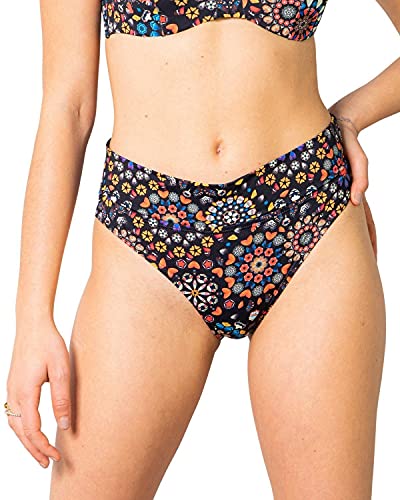 Desigual Damen Biki_bahamas Bikini Bottoms, Schwarz, M EU von Desigual