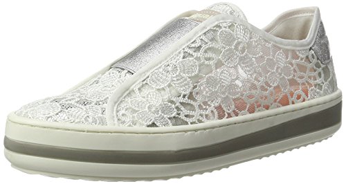 Desigual Damen Funk LACE 1 Sneaker, Weiß (Blanco) von Desigual