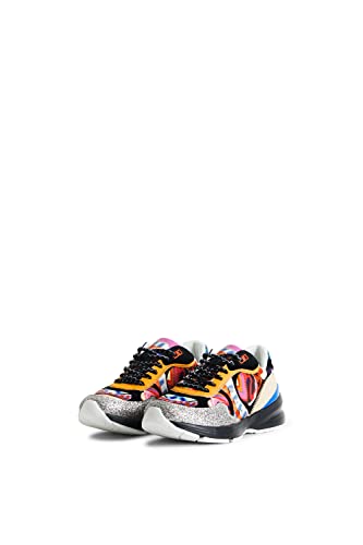 Desigual Damen Shoes_Moon_Lacroix 9019 Tutti Fruti Sneaker, Material Finishes, 37 EU von Desigual