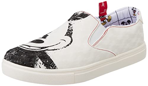 Desigual Damen Shoes_Slip ON_Mickey Sneaker, White, 38 EU von Desigual