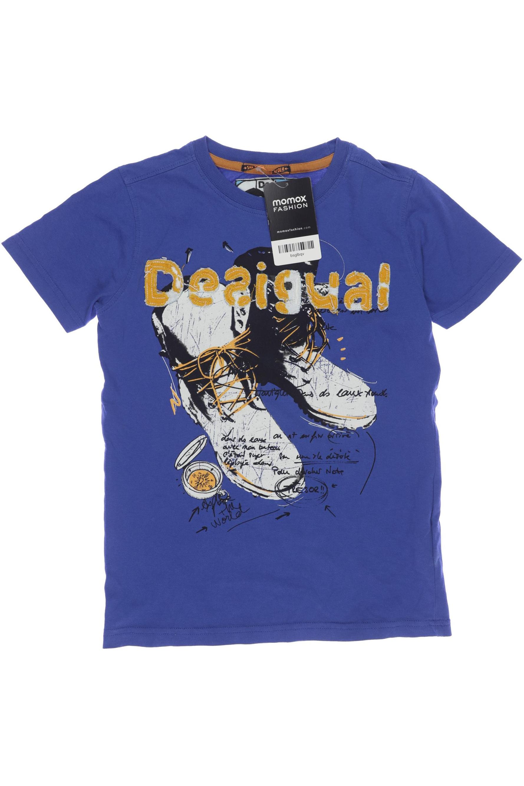 Desigual Herren T-Shirt, blau, Gr. 128 von Desigual