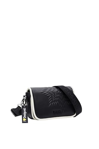 Desigual Women's Aquiles Z Gales Accessories PU Across Body Bag, Black von Desigual