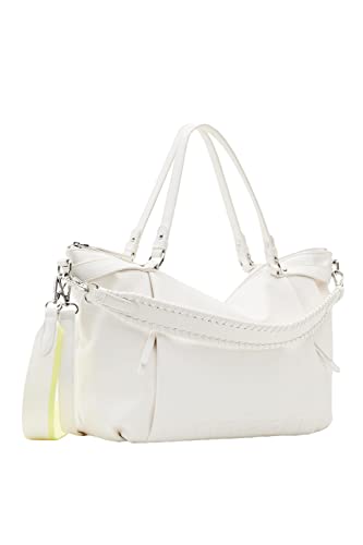 Desigual Women's Bag_Half Logo 23_LIBIA 2. 1000 White von Desigual