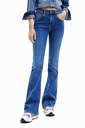 Desigual Women's Denim_Luna 5053 Casual Pants, Blue, 40 von Desigual