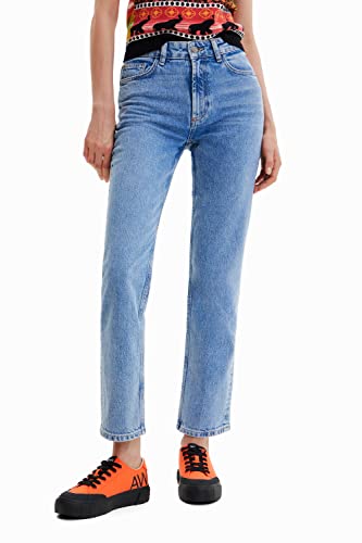 Desigual Women's Denim_OCTUBR 5053 Casual Pants, Blue, 44 von Desigual