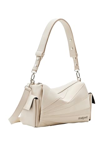 Desigual Women's Machina Habana Accessories PU Hand Bag, White von Desigual