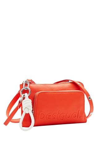 Desigual Women's Mone_Half Logo 24 LIS Tri-Fold Wallet, Orange von Desigual