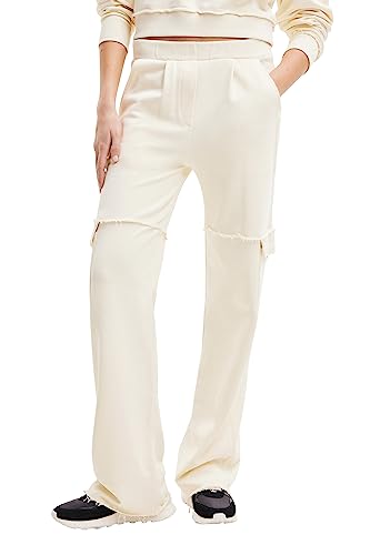 Desigual Women's NEVADI Casual Pants, White, S von Desigual