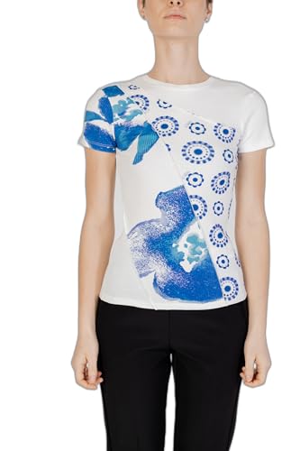 Desigual Women's TS_ORAN Blouse, Blue, Medium von Desigual