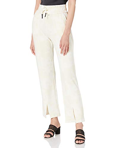 Desigual Womens Pintuck CAMO Casual Pants, White, S von Desigual