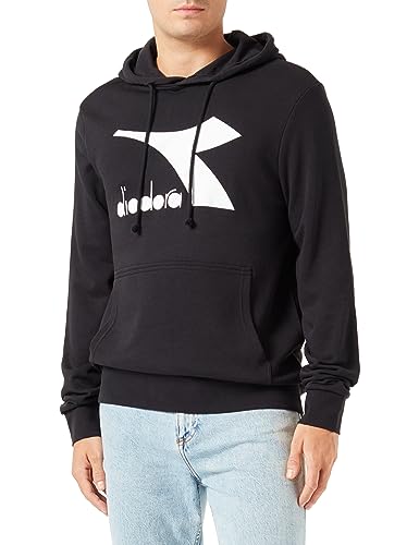 Diadora Herren Hoodie CORE, Schwarz, XL von Diadora