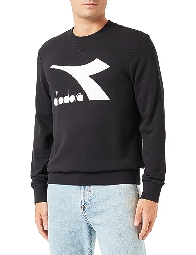 Diadora Herren Sweatshirt Crew CORE, Schwarz, M von Diadora