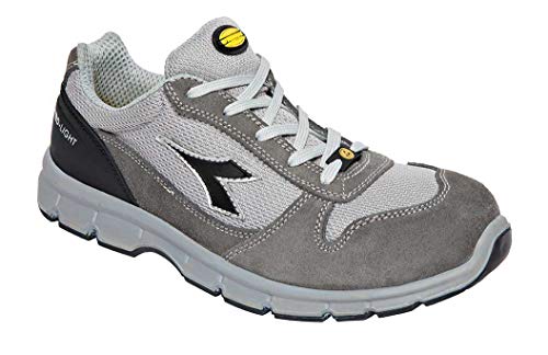 Diadora Unisex Run Text Low S1P SRC ESD, Grigio Castello Grigio Al, 35 EU von UTILITY DIADORA