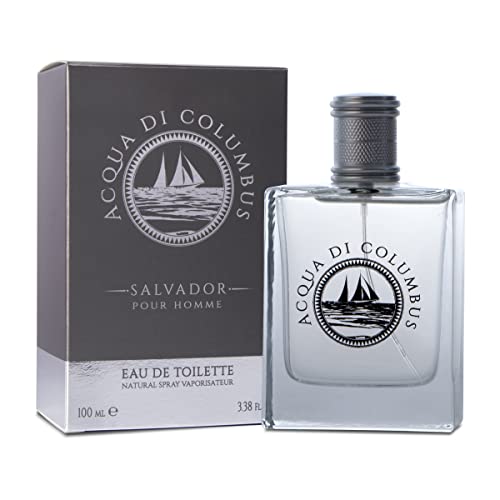 Acqua di Colombus | Salvador Eau de Toilette – Herrenduft Colombus-Wasser, Zitrus- und Gewürznoten, hergestellt in Italien, 100 ml von DIAMOND INTERNATIONAL