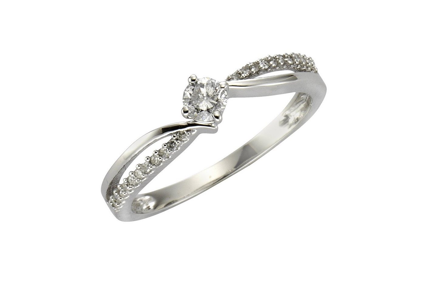 Diamonds by Ellen K. Fingerring 585 Gold Diamant zus. 0,25ct. von Diamonds by Ellen K.