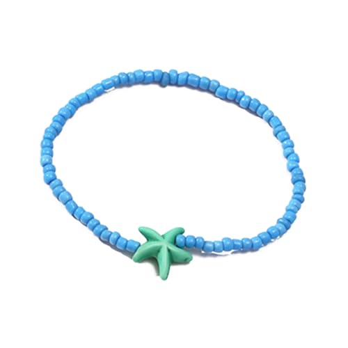 Diarypiece Elastische Seestern-Charm-Armbänder für Damen, Schmuck, Persönlichkeit von Diarypiece