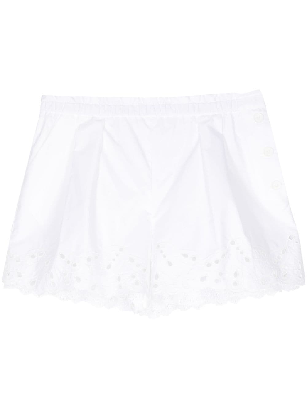 Dice Kayek Shorts mit Stickerei - Weiß von Dice Kayek