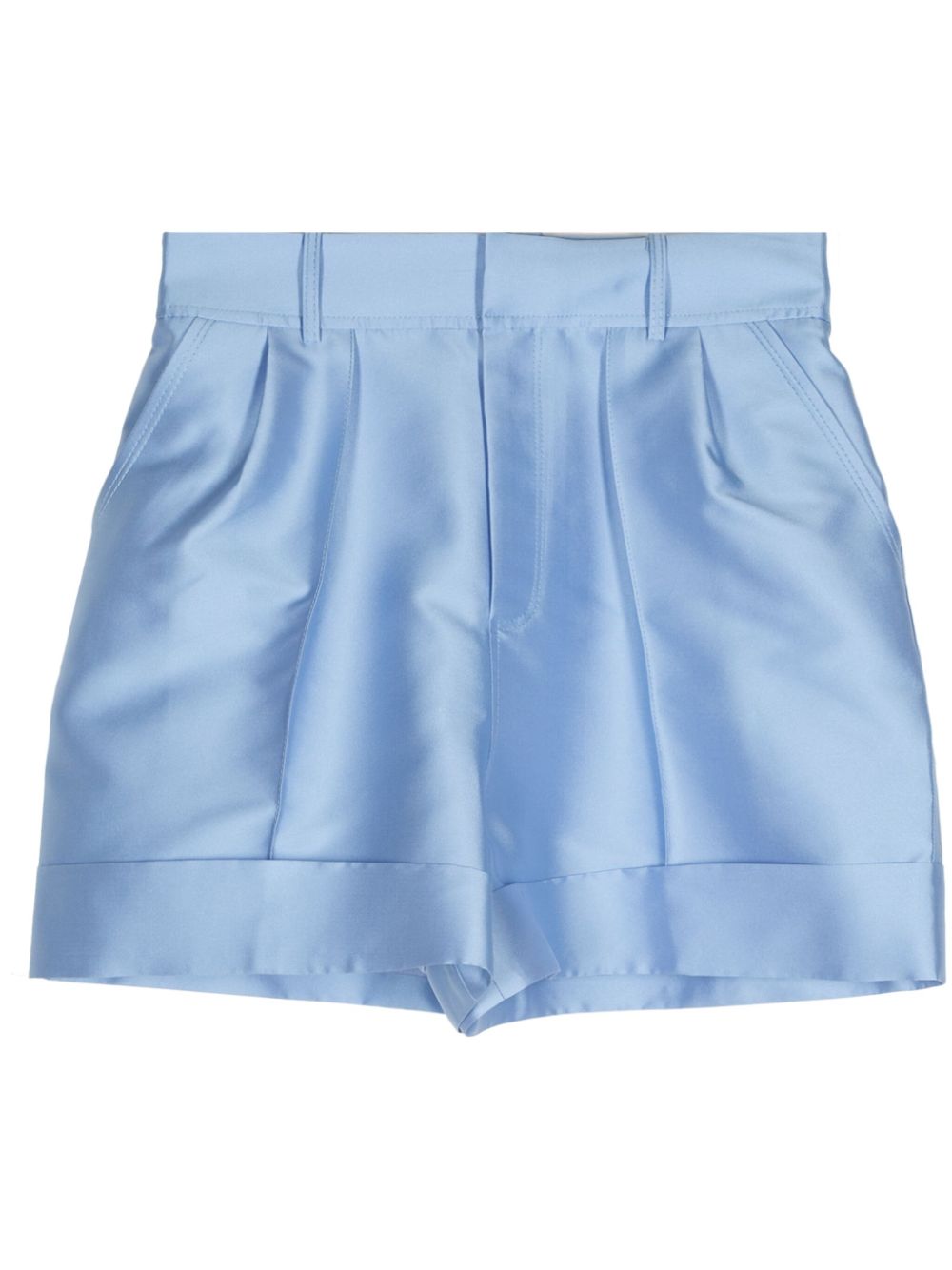 Dice Kayek Shorts aus Satin - Blau von Dice Kayek