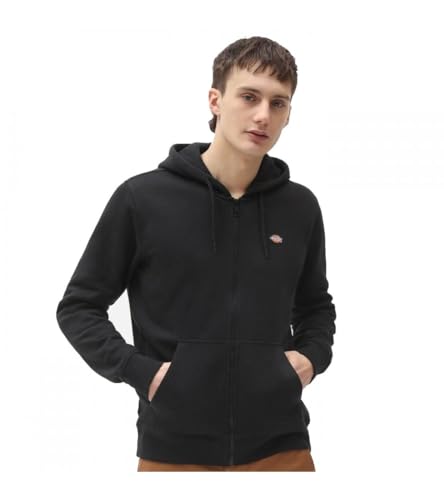 Dickies Felpa Uomo Oakport Zip Hoodie Dk0a4xd3blk von Dickies