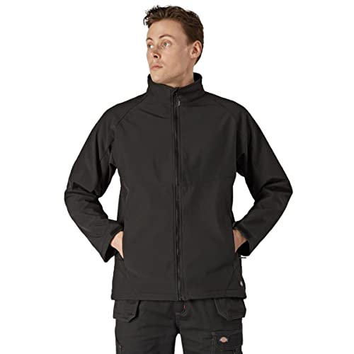 Dickies - Outerwear for Men, Softshell Jacket, Waterproof, Black, M von Dickies
