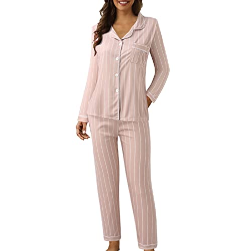 Didadihu Pjama Set Für Damen Couple Aesthetic Pyjama Sets Langarm Xs Pyjama Kariert Winterschlafanzug Winter Große Größen Nachtwäsche Pyjamahose Pyjama Hosen von Didadihu