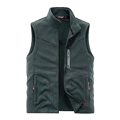 Didadihu Steppweste Herren Winter - Gefüttert Winterweste Leichte Steppweste Fleeceweste Stehkragen Kurz Ärmellos Jacke Vest Pufferweste Bodywarmer Softshell,Grau,L Didadihu Steppweste Herren Winter - Gefüttert Winterweste Leichte Steppweste Fleeceweste Stehkragen Kurz Ärmellos Jacke Vest Pufferweste Bodywarmer Softshell,Grau,L von Didadihu