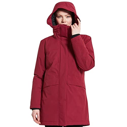 Didriksons Damen Winterjacke Cajsa Parka 4 ruby red rot - 34 von Didriksons