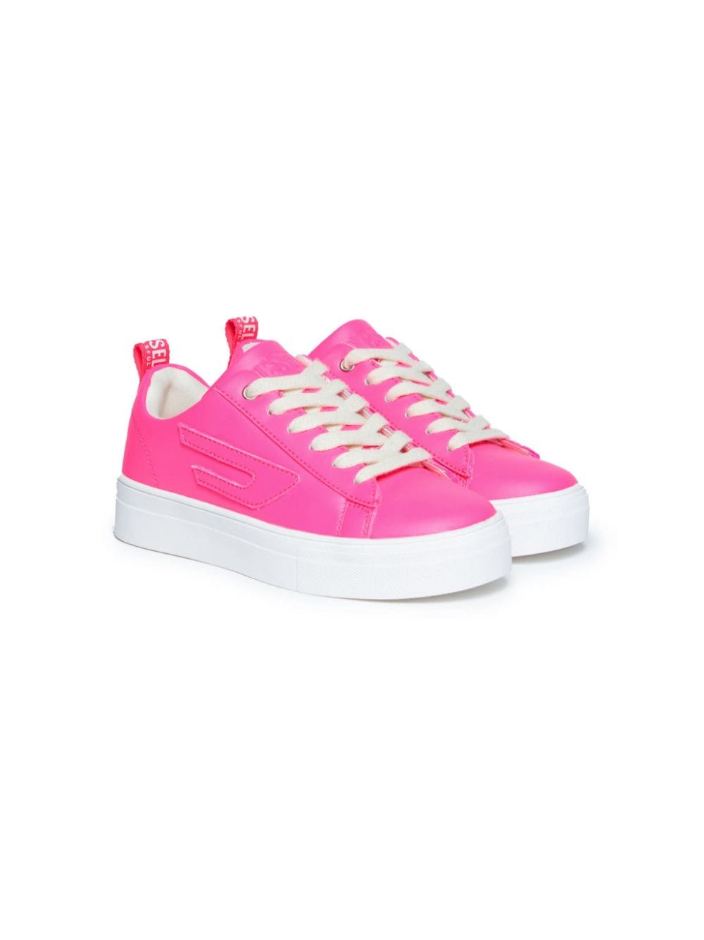 Diesel Kids Vaneela Sneakers mit Logo-Prägung - Rosa von Diesel Kids