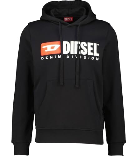 Diesel Unisex S-Ginn-Hood-div Sweat-Shirt Sweatshirt, Schwarz Schwarz Schwarz, L von Diesel