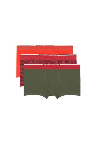 Diesel Herren UMBX-damienthreepack Boxershorts, E6485-0qfae, L (3er Pack) von Diesel