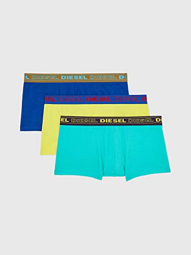 Diesel Herren UMBX-korythreepack Boxershorts Retroshorts, Petrol/Blau/Banane, Large von Diesel