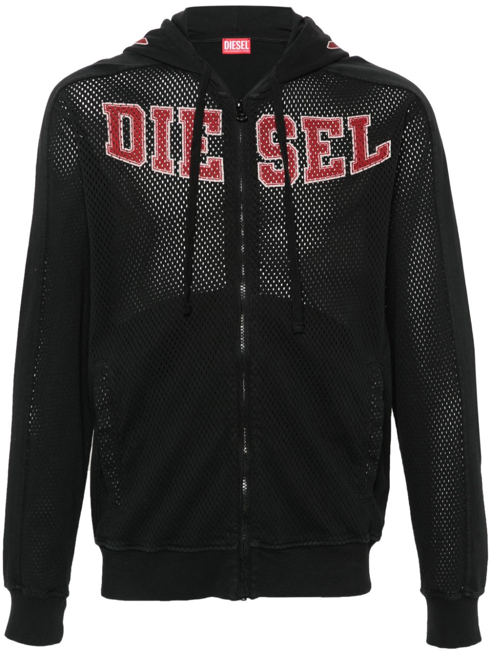 Diesel S-Crek Hoodie mit Logo-Print - Schwarz von Diesel