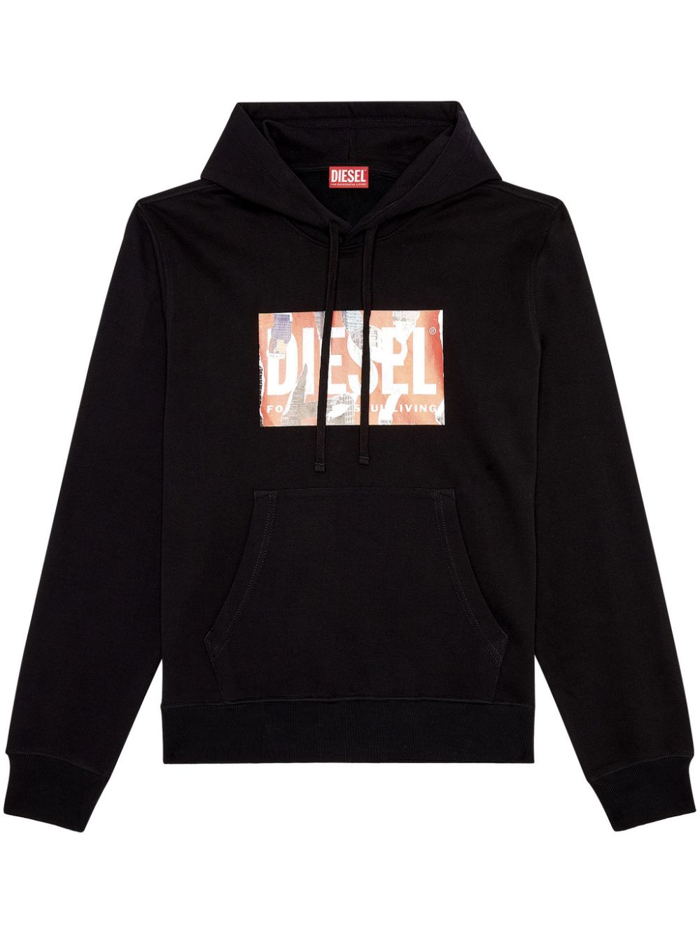 Diesel S-Ginn-Hood-L4 Hoodie - Schwarz von Diesel