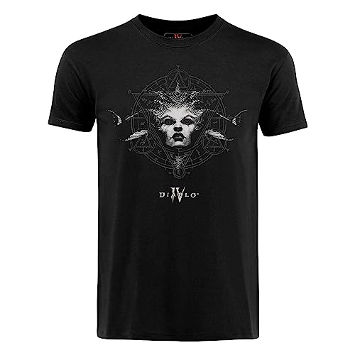 Diablo IV - Queen of The Damned Herren Männer Jungen Kurzarm T-Shirt von Difuzed