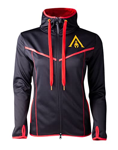 Difuzed Assassin's Creed Odyssey - Technisch Dunkel Damen Kapuzenpullover - Schwarz, L von Difuzed