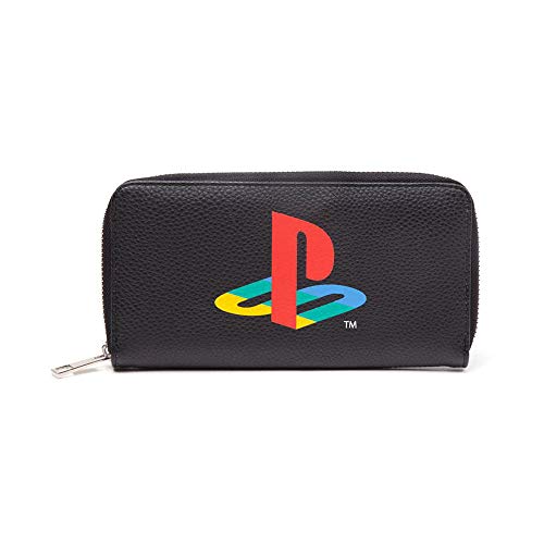 Difuzed Unisex Playstation Purse Reisezubehör- Dreifachgefaltete Brieftasche, Schwarz, 24 cm von Difuzed