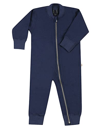 Dilling Anzug aus natürlicher Merinowolle für Babys Navy 68 von Dilling
