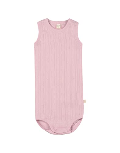 Dilling Body ohne Ärmel für Babys aus 100% Bio Baumwolle Gedecktes Rosa von Dilling