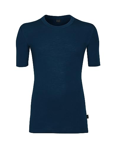 Dilling Herren T-Shirt aus Merinowolle Königsblau M von Dilling