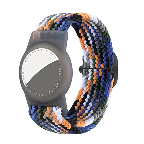 Dingfeiyu Nylon für AirTag Armband Kinder Wasserdicht, Anti-Lost, Anti-Kratz-Schutz für die Positionierung des Bracelet für AirTag (cooler junge) von Dingfeiyu