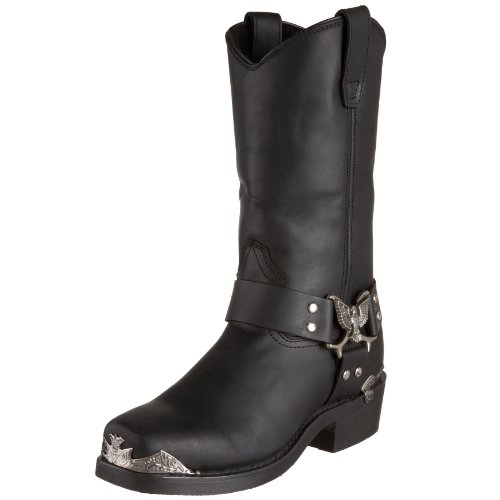 Dingo Herren Chopper Stiefel mit quadratischem Zehenbereich, Schwarz, Schwarz, 50.5 EU Dingo Herren Chopper Stiefel mit quadratischem Zehenbereich, Schwarz, Schwarz, 50.5 EU von Dingo