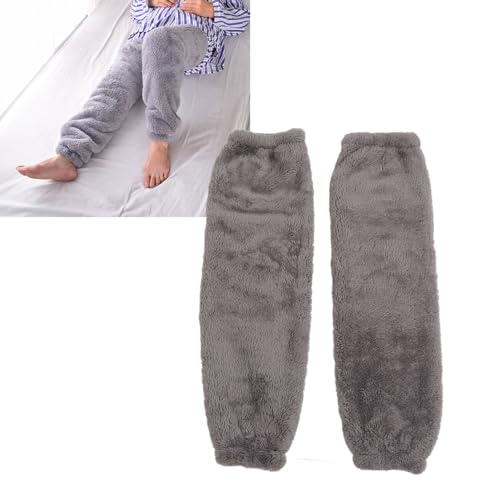 2 Paar Plüsch-Slipper-Strümpfe, Overknee-hohe Flauschsocken für Damen, Warm und Bequem, Fördert die Durchblutung, Atmungsaktives Öffnungsdesign, Waschbar von Dioche