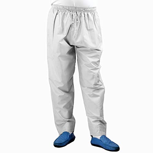 Dioche Muslimische Männer Gebetshosen Männer Muslimische Hosen Polyester Baumwolle Männer Muslimische Hosen Polyester Baumwolle Loosestyle Mit Taille Elastische Bandhan Hosen Kleidung von Dioche