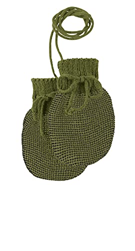 disana STRICK-HANDSCHUHE, 100% Bio-Merinowolle GOTS, IVN Best | mit gestrickter Kordel | Newborn Neugeborene Baby Unisex | Baby Erstausstattung | Made in Germany | Oliv-Anthrazit disana STRICK-HANDSCHUHE, 100% Bio-Merinowolle GOTS, IVN Best | mit gestrickter Kordel | Newborn Neugeborene Baby Unisex | Baby Erstausstattung | Made in Germany | Oliv-Anthrazit von disana