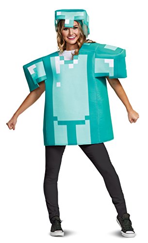 Disguise Herren Minecraft Armor Classic Adult Costume Erwachsenenkostme, blau, Einheitsgröße von Disguise