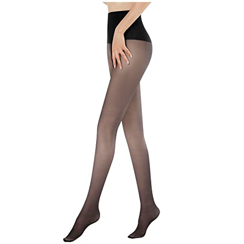 Thermostrumpfhosen für Damen Fleece Strumpfhose Gefütterte Strumpfhose Winter Gefälschte Durchscheinend Dicke Pantyhose Warmer Leggings Gefüttert Classic Feinstrumpfhose Beine Abnehmen Tights von Dislsokrhov