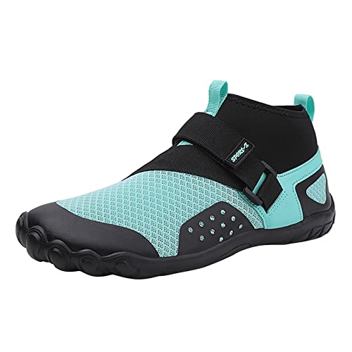 Wasserschuhe Damen Herren Schnelltrocknend Outdoor Weich Leicht Aquaschuhe Surfschuhe Superleichte Rutschfeste Tauchschuhe Aqua Schuhe für Barfuß, Aqua, Strand, Yoga, Schwimmen Minzgrün,39 von Dislsokrhov