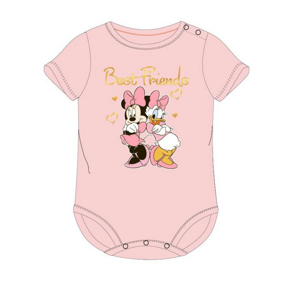 Disney Baby Kurzarmwickelbody Kurzarm-Body für Kleinkinder - Minnie & Daisy Motiv - Süß & Komfortabe von Disney Baby