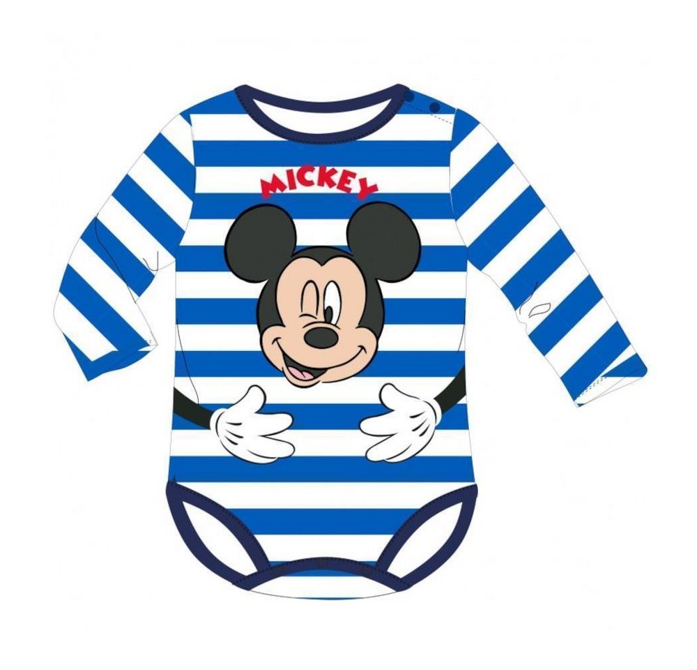 Disney Baby Langarmwickelbody Langarm-Body für Kleinkinder - Zwinkernde Mickey Mouse - Niedlich & von Disney Baby